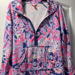 Lilly Pulitzer shrimply chic popover in size medium